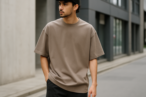 CREATE THE MALE WAER THE OVER SIZE T SHIRT